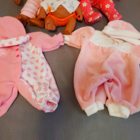 LOT OF 3 DOLLS YOU & ME INTERACTIVE DOLL AFRICAN AMERICAN 16" REALISTIC GIGO 9" - Picture 2 of 4